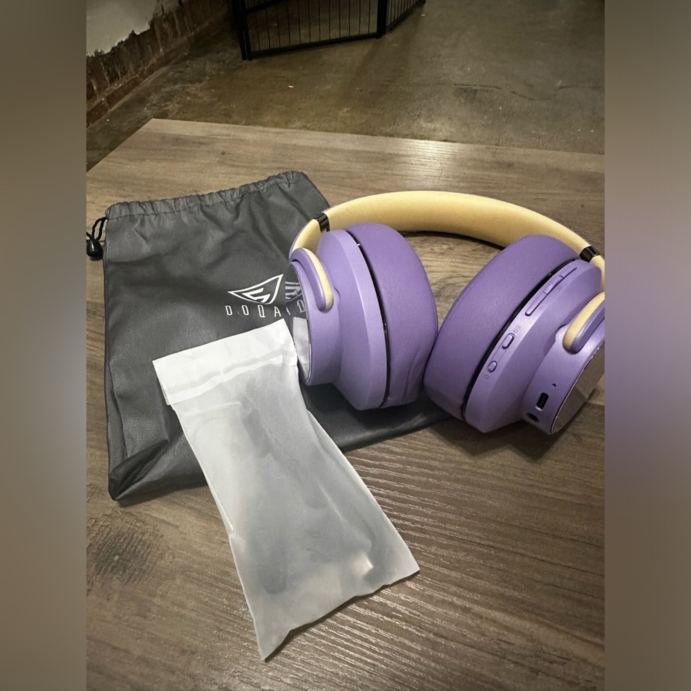 Doqaus Wireless Headphones Purple